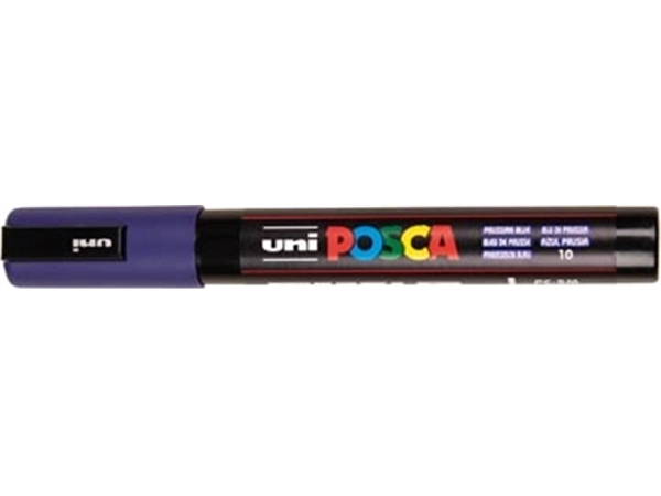 Een uni-ball Paint Marker op waterbasis Posca PC-5M pruisisch blauw koop je bij best4office