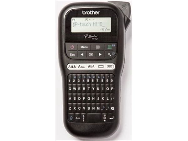 Een Brother beletteringsysteem PT-H110, azerty koop je bij Muys Kantoor & Kado