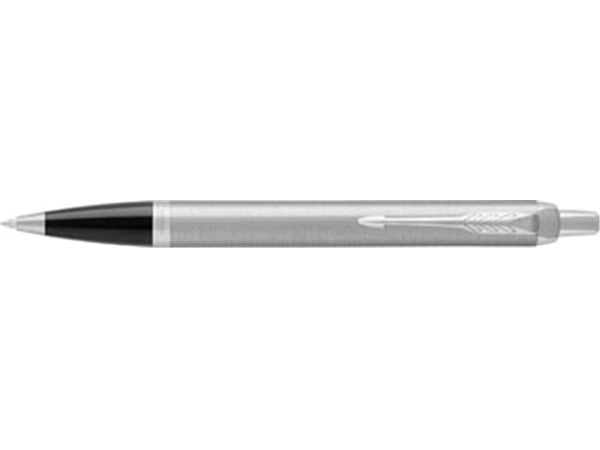 Een Parker IM balpen Stainless Steel CT, blauwe inkt koop je bij best4office