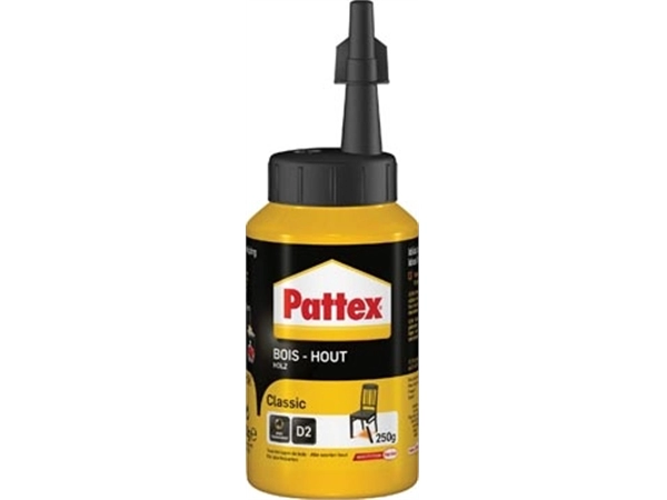 Een Pattex houtlijm Classic, flacon van 250 g koop je bij best4office