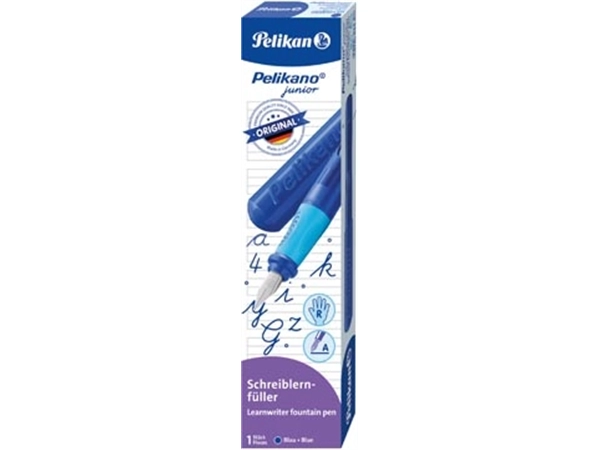 Een Pelikan Vulpen Pelikano Junior P67 voor rechtshandigen, blauw koop je bij best4office