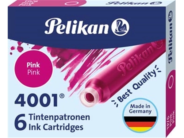 Een Pelikan inktpatronen 4001 roze koop je bij Muys Kantoor & Kado