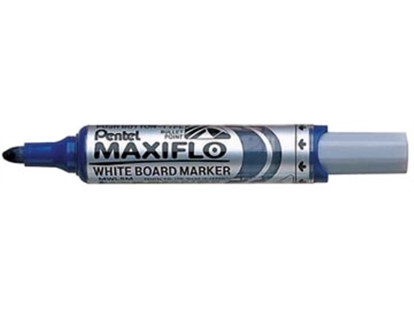 Een Pentel whiteboardmarker Maxiflo blauw koop je bij Muys Kantoor & Kado