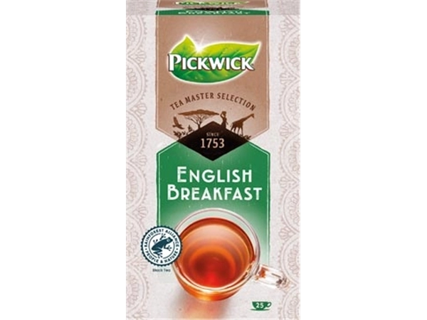 Een Pickwick Tea Master Selection, English Breakfast, pak van 25 stuks koop je bij Muys Kantoor & Kado