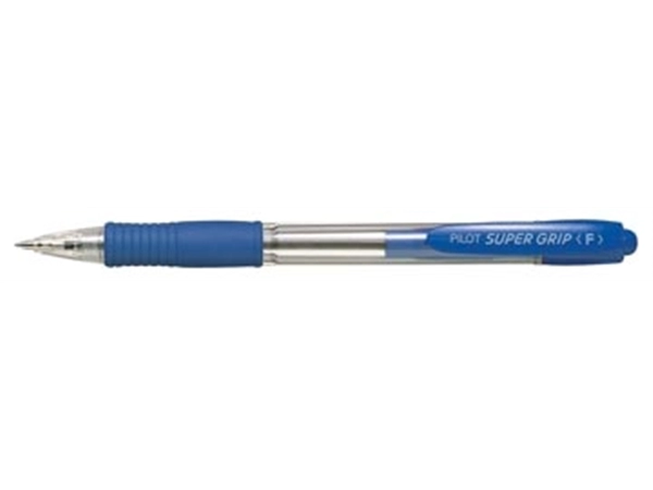 Een Pilot balpen Super Grip blauw koop je bij Muys Kantoor & Kado