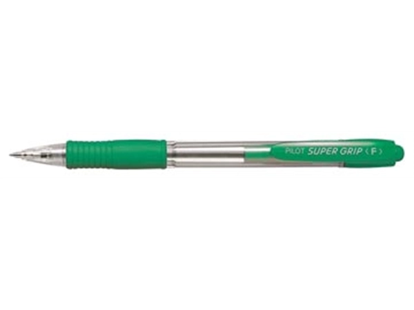 Een Pilot balpen Super Grip groen koop je bij Muys Kantoor & Kado