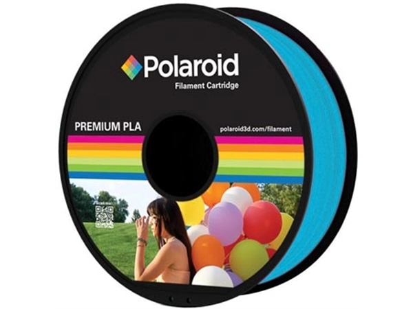 Een Polaroid 3D Universal Premium PLA filament, 1 kg, lichtblauw koop je bij Muys Kantoor & Kado