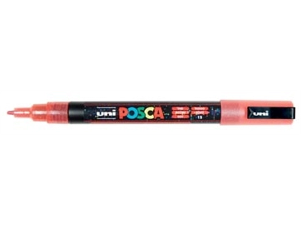 Een Posca paintmarker PC-3M glitter rood koop je bij best4office