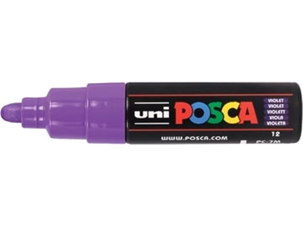 Een Posca paintmarker PC-7M paars koop je bij best4office