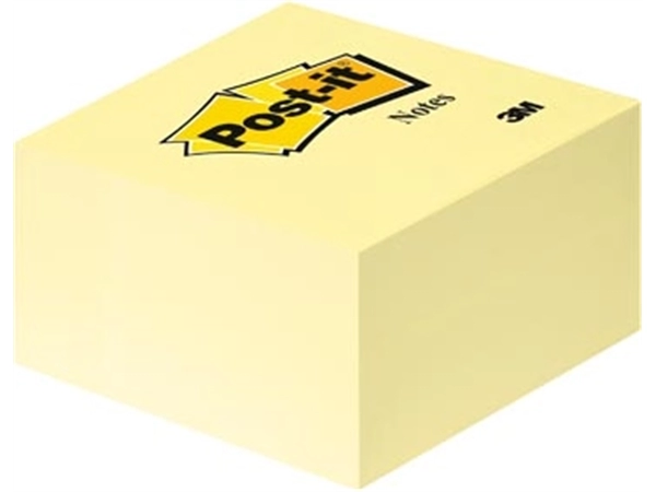 Een Post-it® memo kubus, ft 76 x 76 mm, 450 vel, geel koop je bij Muys Kantoor & Kado