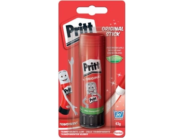 Een Pritt plakstift 43 g, op blister koop je bij Muys Kantoor & Kado