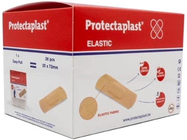 Een Protectaplast Tear & Wear Elastic Easy-Pull, ft 25 x 72 mm, 5 x 36 stuks koop je bij Muys Kantoor & Kado