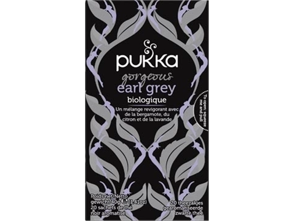 Een Pukka thee bio, Gorgeous Earl Grey, pak van 20 stuks koop je bij Muys Kantoor & Kado