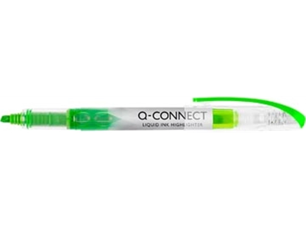 Een Q-CONNECT Liquid markeerstift, groen koop je bij best4office