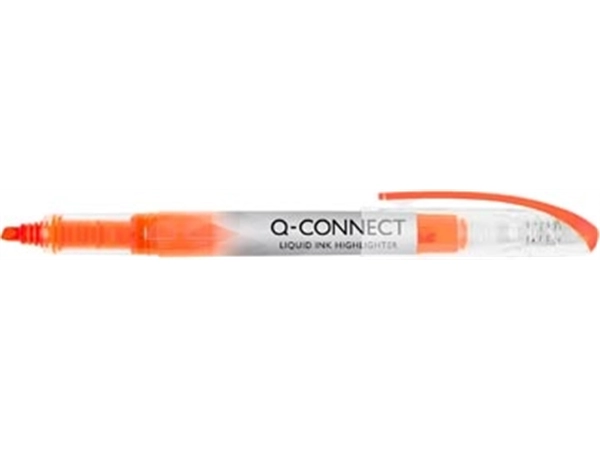 Een Q-CONNECT Liquid markeerstift, oranje koop je bij best4office