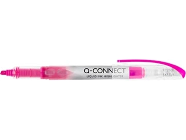 Een Q-CONNECT Liquid markeerstift, roze koop je bij best4office