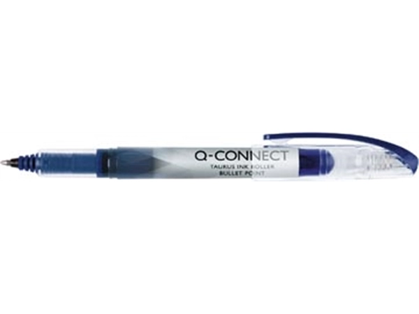 Een Q-CONNECT Taurus liquid ink roller, blauw koop je bij Muys Kantoor & Kado