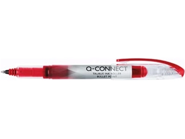 Een Q-CONNECT Taurus liquid ink roller, rood koop je bij best4office