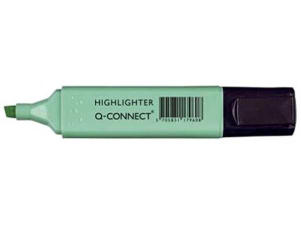 Een Q-CONNECT markeerstift pastel, blauw koop je bij Muys Kantoor & Kado