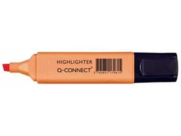 Een Q-CONNECT markeerstift pastel, oranje koop je bij Muys Kantoor & Kado