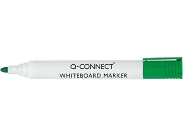 Een Q-CONNECT whiteboardmarker, 2-3 mm, ronde punt, groen koop je bij Muys Kantoor & Kado