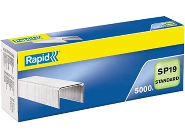 Een Rapid nietjes SP19, gegalvaniseerd, doos van 5.000 koop je bij best4office