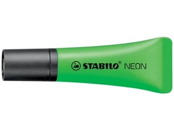 Een STABILO NEON markeerstift, groen koop je bij best4office