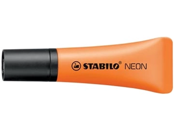 Een STABILO NEON markeerstift, oranje koop je bij best4office