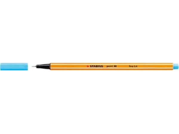 Een STABILO point 88 fineliner, azuurblauw koop je bij best4office