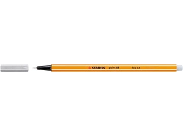 Een STABILO point 88 fineliner, lichtgrijs koop je bij best4office