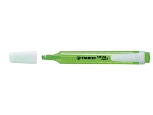 Een STABILO swing cool markeerstift, groen koop je bij Muys Kantoor & Kado