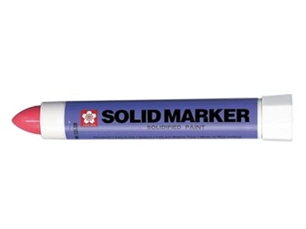 Een Sakura merkstift Solid Marker rood, brede punt koop je bij Muys Kantoor & Kado