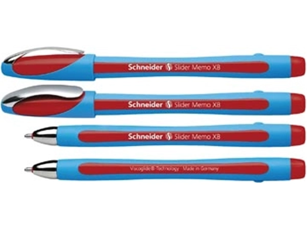 Een Schneider Balpen Slider Memo XB rood koop je bij Muys Kantoor & Kado