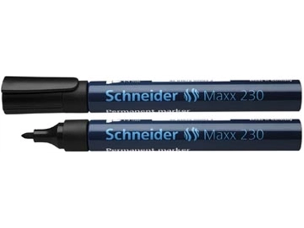 Een Schneider permanent marker Maxx 230 zwart koop je bij Muys Kantoor & Kado