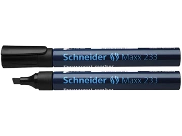 Een Schneider permanent marker Maxx 233, zwart koop je bij Muys Kantoor & Kado