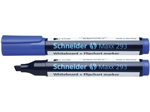 Een Schneider whiteboard + flipchart marker Maxx 293 blauw koop je bij Muys Kantoor & Kado