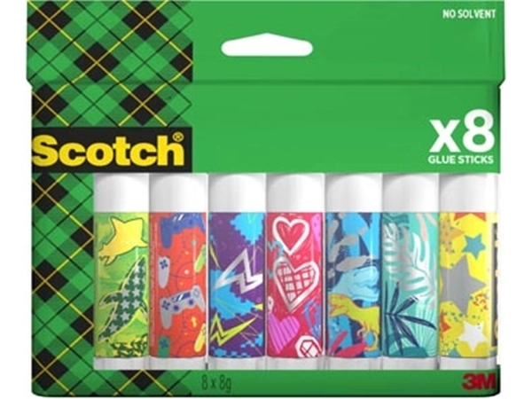 Een Scotch plakstift 8 g, pak van 8 stiften koop je bij Muys Kantoor & Kado