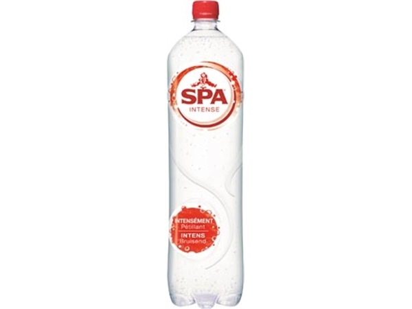 Een Spa Intense water, fles van 1,5 l, pak van 6 stuks koop je bij Muys Kantoor & Kado