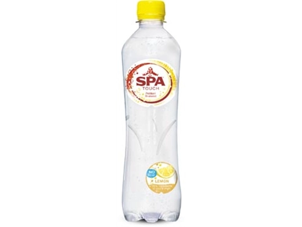 Een Spa Touch Sparkling Lemon, fles van 50 cl, pak van 6 stuks koop je bij Muys Kantoor & Kado