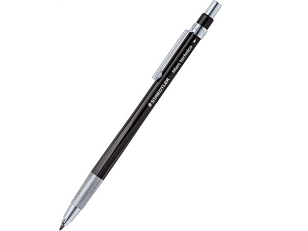 Een Staedtler vulpotlood Mars technico 2 mm, zwarte houder koop je bij Muys Kantoor & Kado