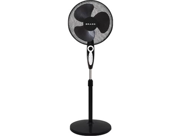 Een Statiefventilator F100, diameter 40 cm, zwart koop je bij Muys Kantoor & Kado