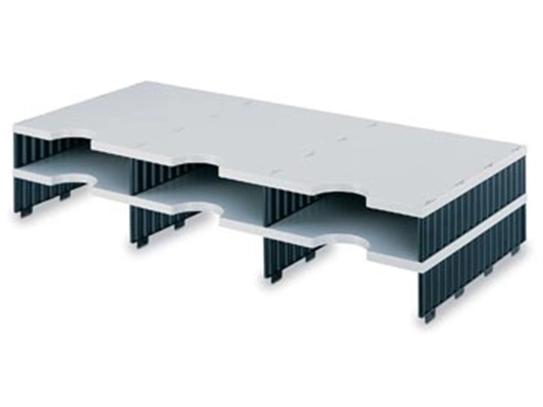 Een Styro opbergsysteem Styrodoc Trio 6 vakken koop je bij Muys Kantoor & Kado