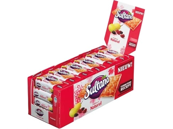 Een Sultana Fruitbiscuits Naturel 3-pack, 43 g koop je bij Muys Kantoor & Kado