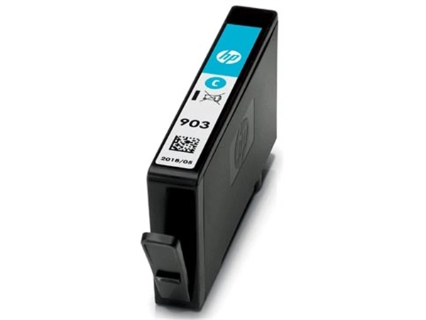 Een HP inktcartridge 903, 315 pagina's, OEM T6L87AE, cyaan koop je bij best4office