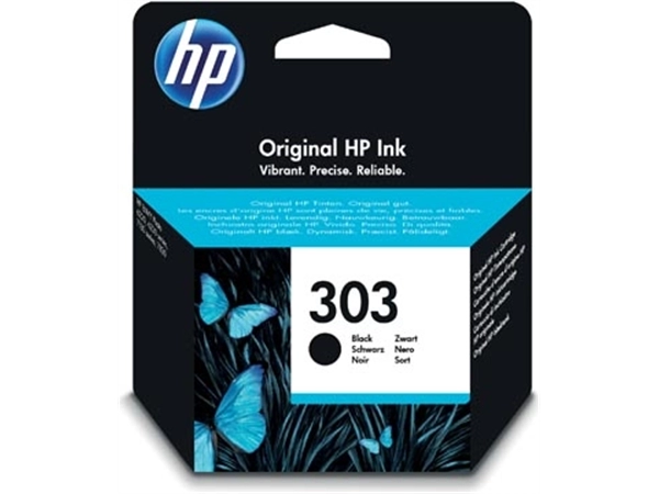 Een HP inktcartridge 303, 200 pagina's, OEM T6N02AE, zwart koop je bij best4office