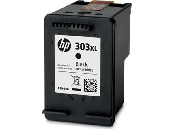 Een HP inktcartridge 303XL, 600 pagina's, OEM T6N04AE, zwart koop je bij best4office