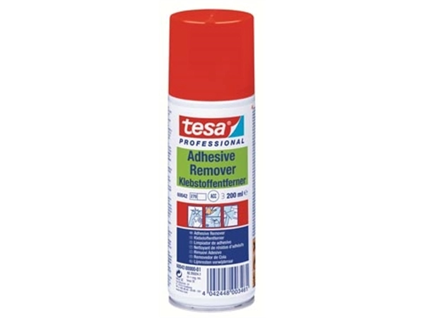 Een Tesa lijmverwijderaar, spray van 200 ml koop je bij Muys Kantoor & Kado