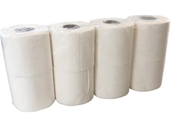 Een Toiletpapier, 3-laags, 200 vel, pak van 7 x 8 rollen koop je bij Muys Kantoor & Kado