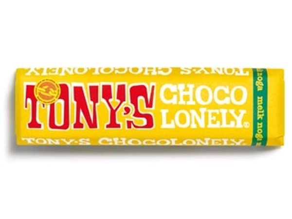 Een Tony's Chocolonely chocoladereep, 47g, noga koop je bij best4office