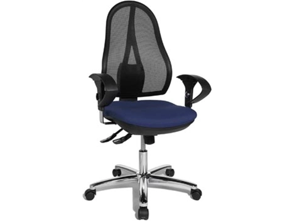 Een Topstar bureaustoel Open Point SY Deluxe, blauw koop je bij best4office